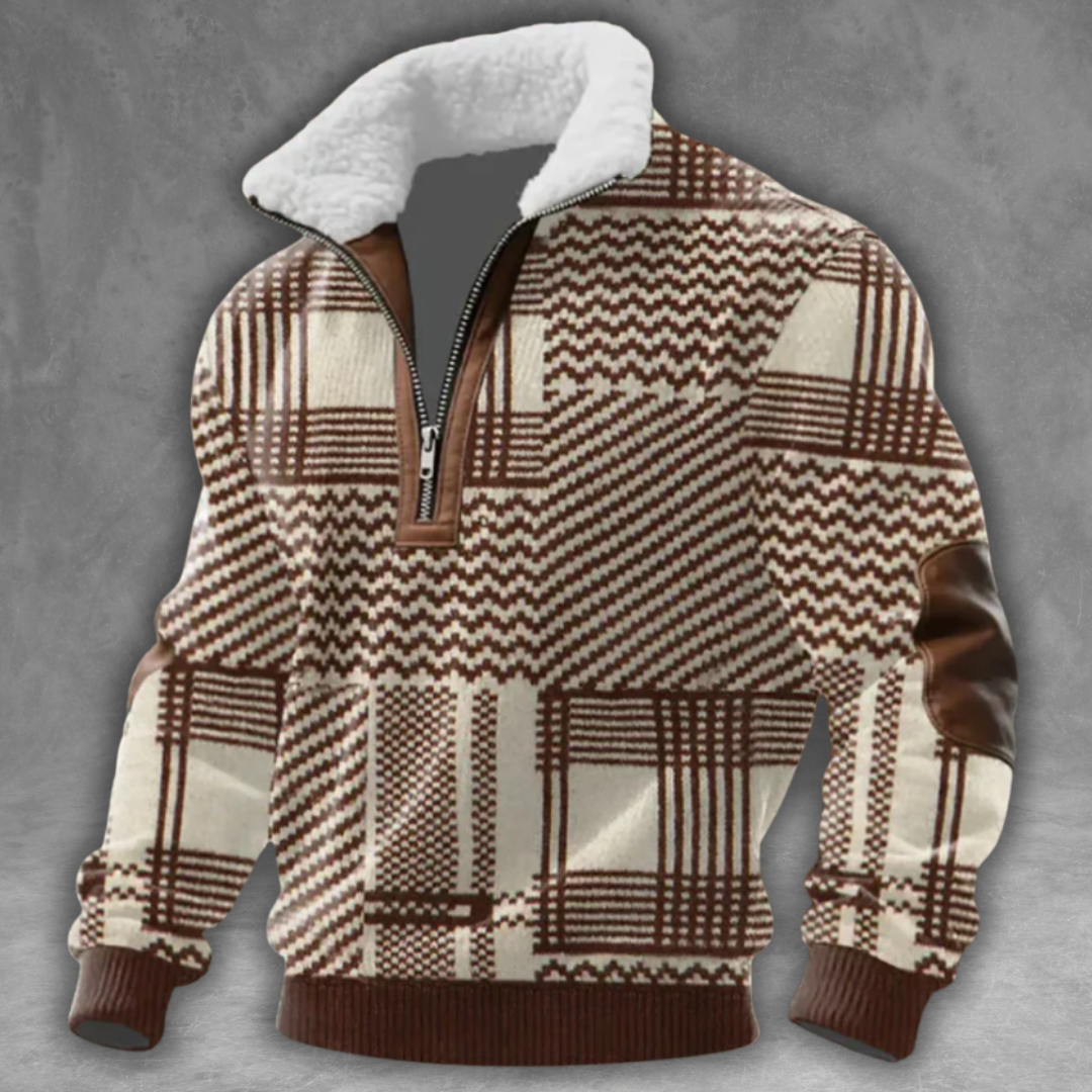 Éloi™ | Fleece Turtleneck Sweater with Zip Closure