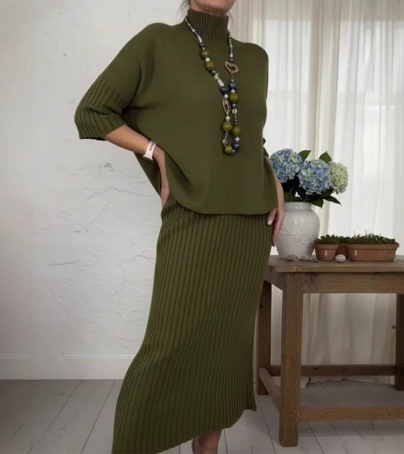 Debora™ | Ribbed Knit Two-Piece Set