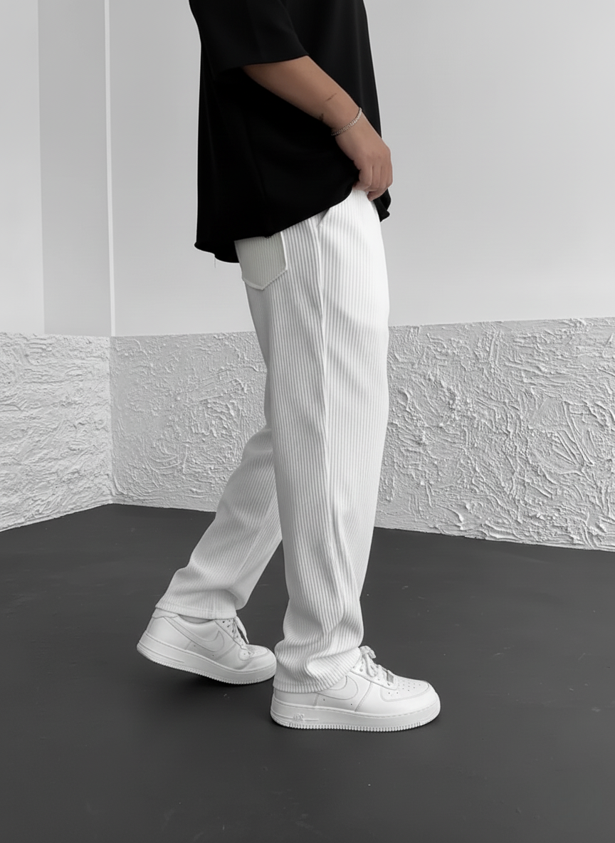 Relaxed-Fit Corduroy Trousers