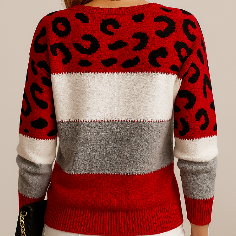 Noémie | Elegant Leopard Sweater