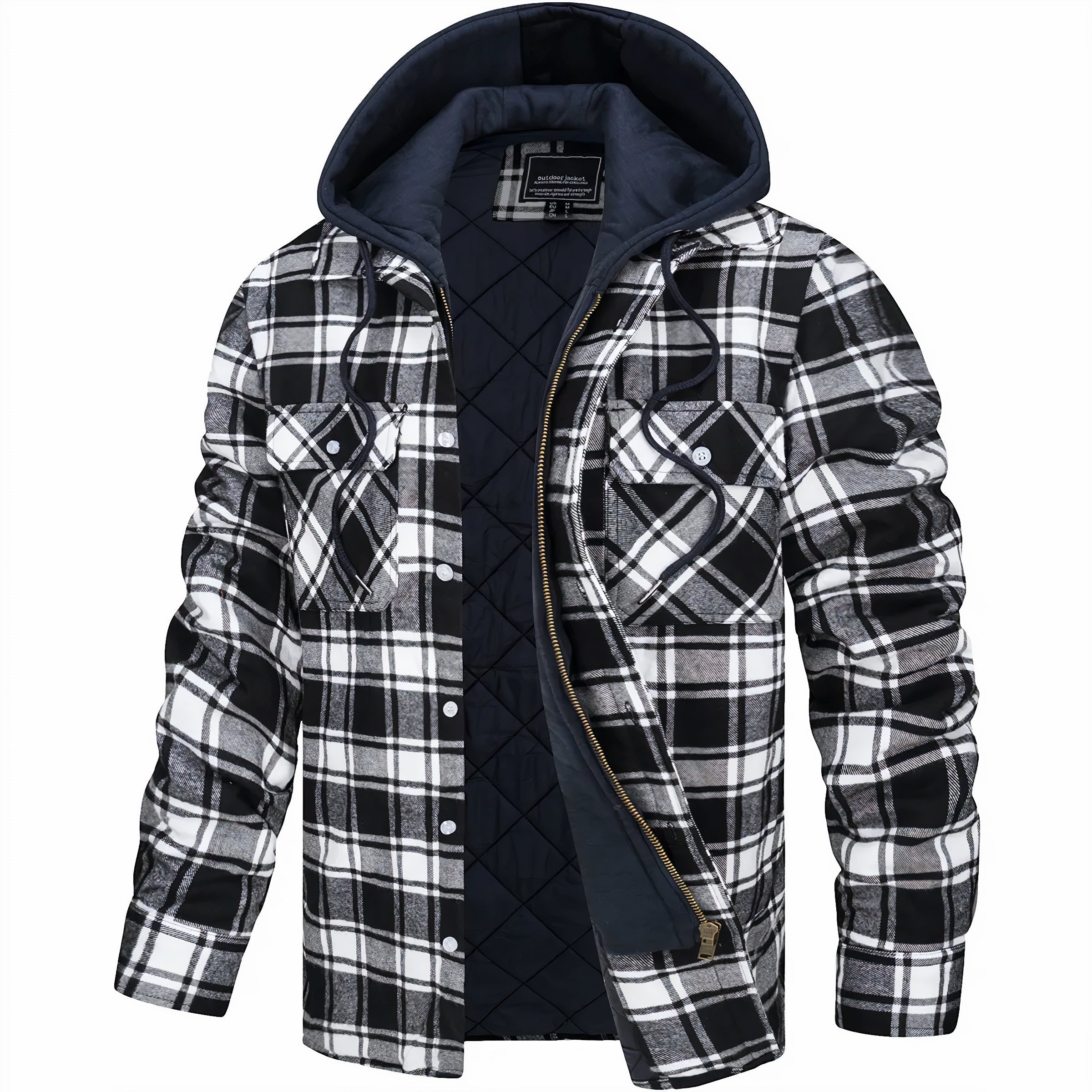 Calixte™ – Zip-Up Checkered Jacket