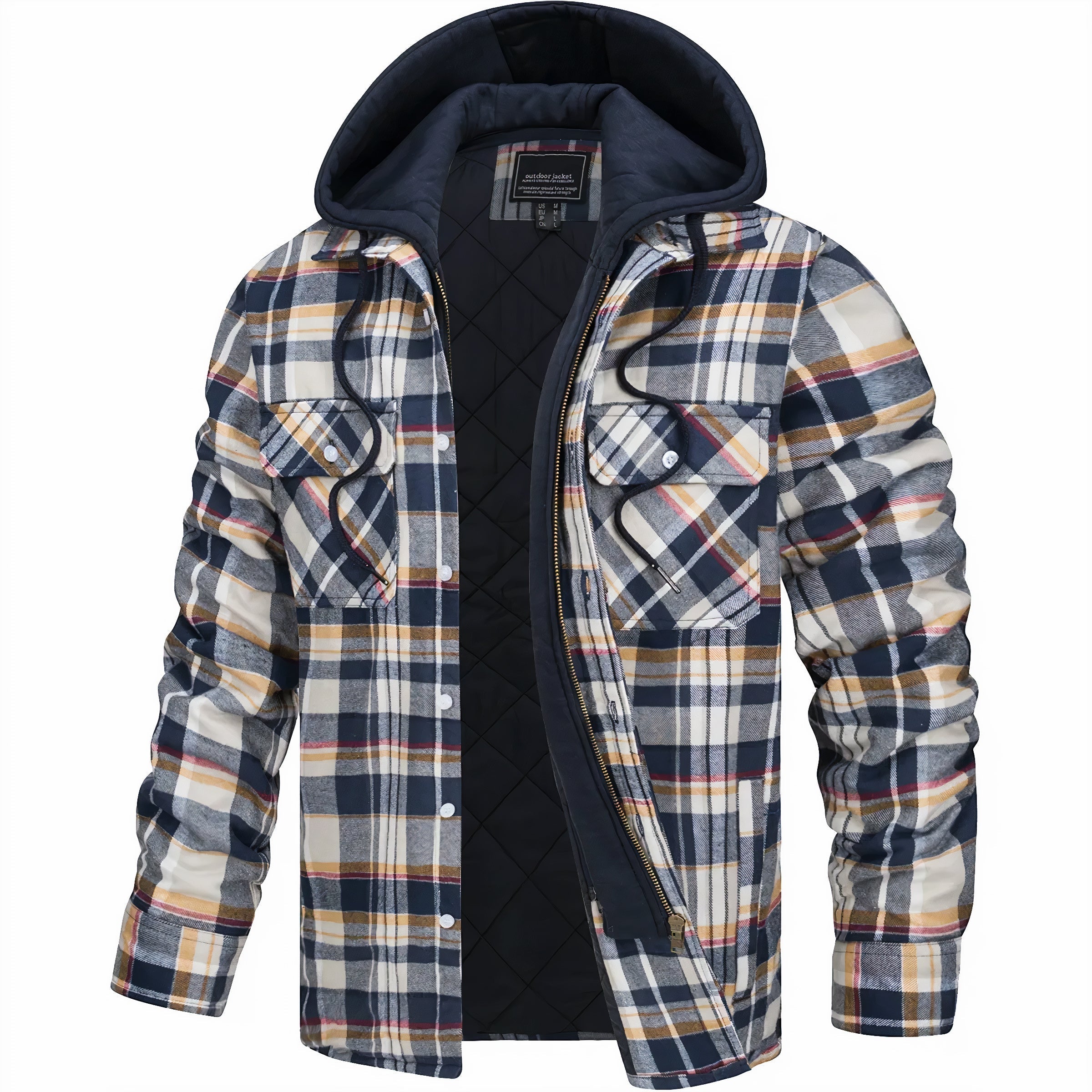 Calixte™ – Zip-Up Checkered Jacket