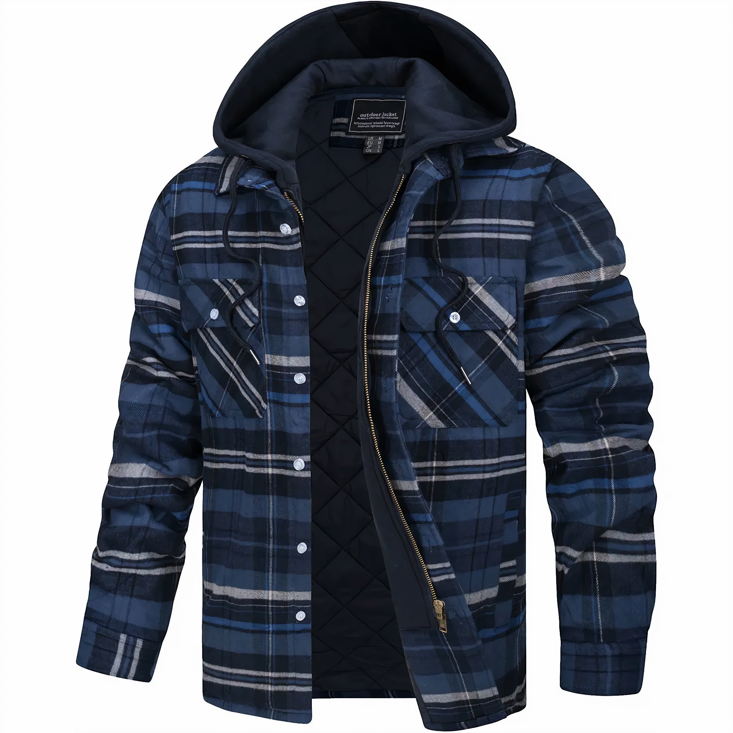 Calixte™ – Zip-Up Checkered Jacket