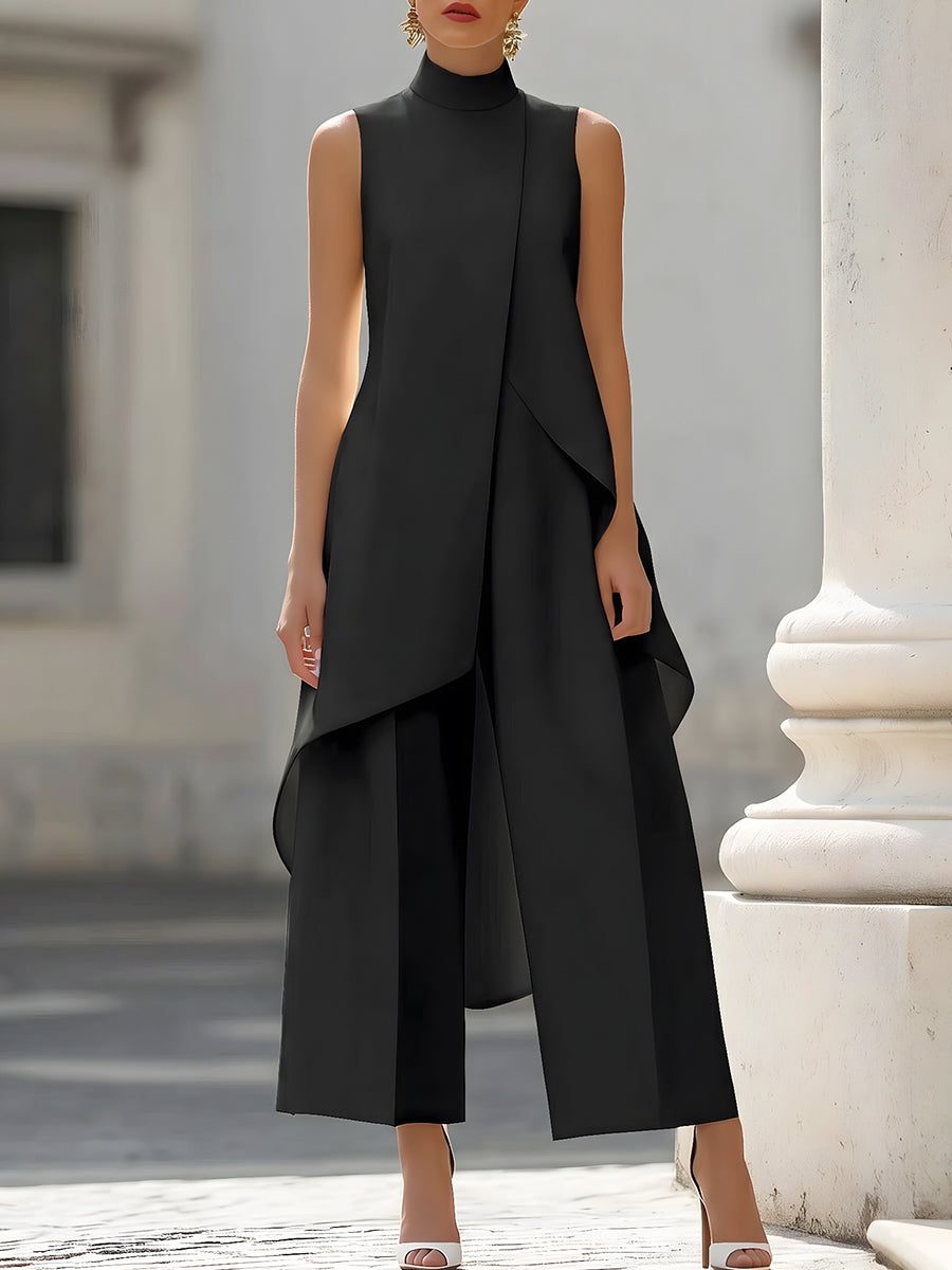 Martina – Elegant Flowing Maxi Jumpsuit