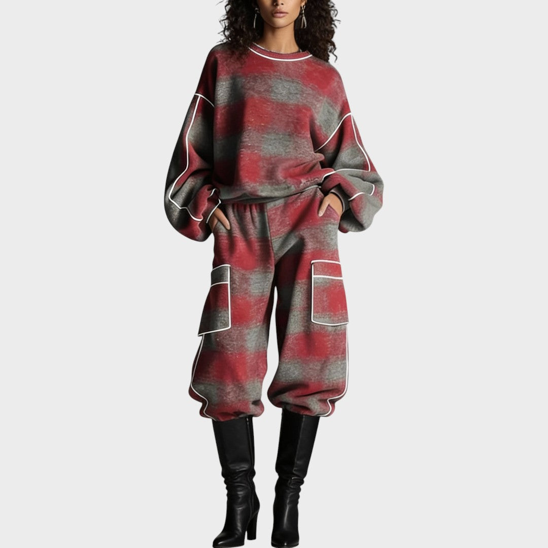 Valéria | Knit Top and Pants Set