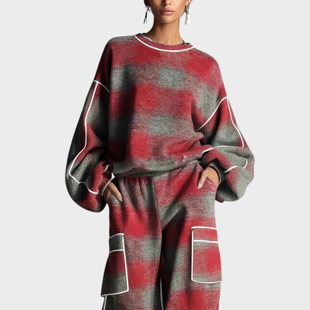 Valéria | Knit Top and Pants Set