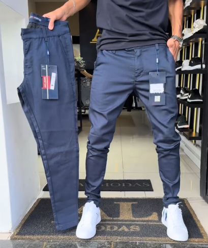 Miguel | Casual slim-fit trousers