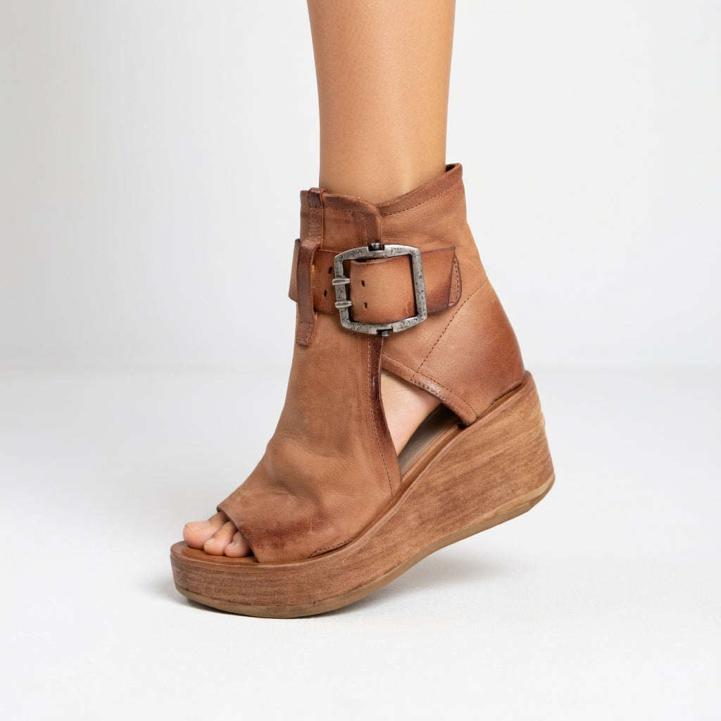 Orélisse™ – Modern Style Open Wedge Ankle Boots
