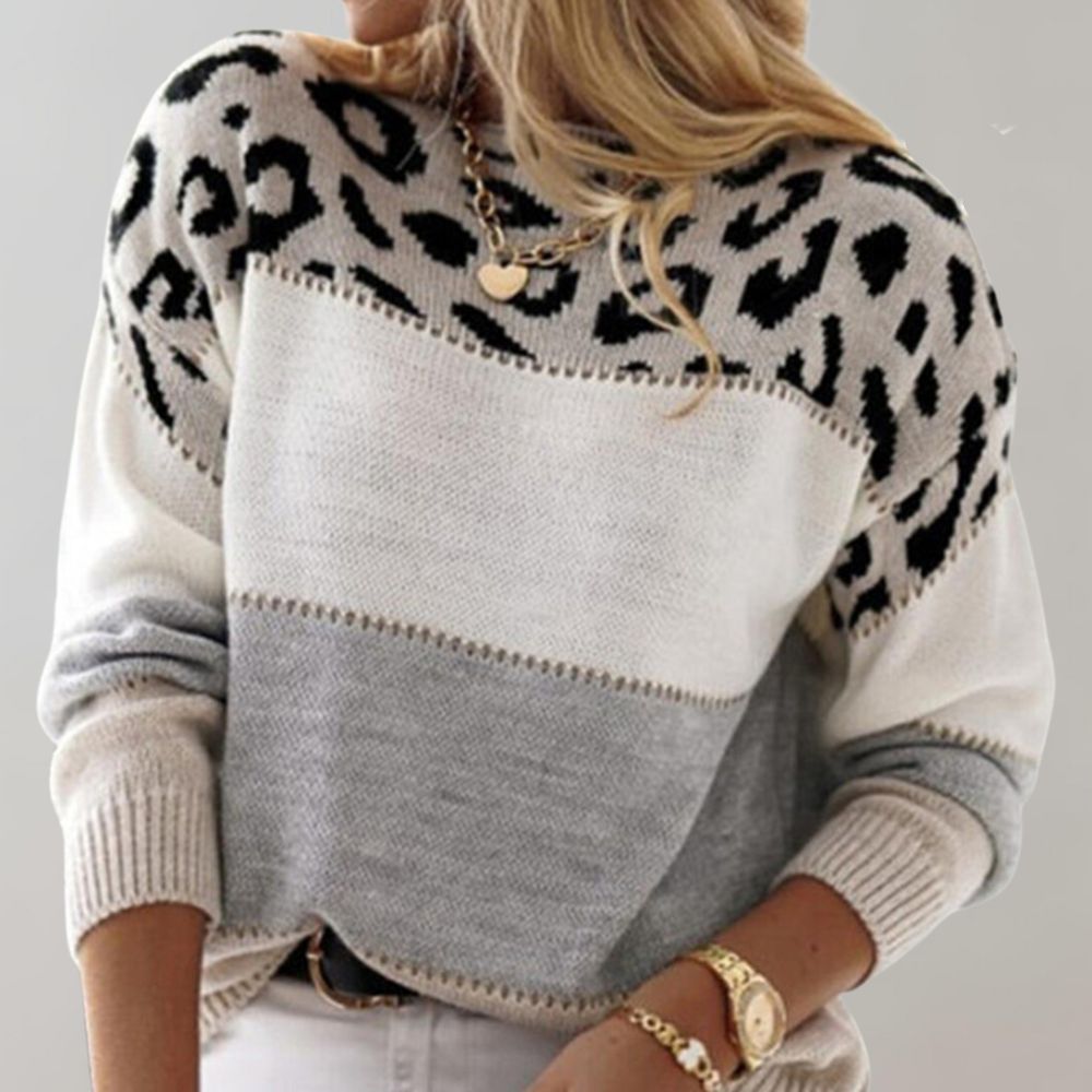 Noémie | Elegant Leopard Sweater