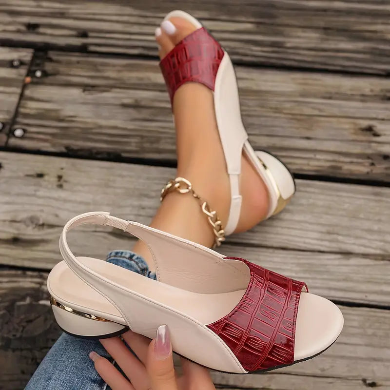 Elegant Women's Sandals with Arch Support - Stylish High Heel Footwear for Every Occasion