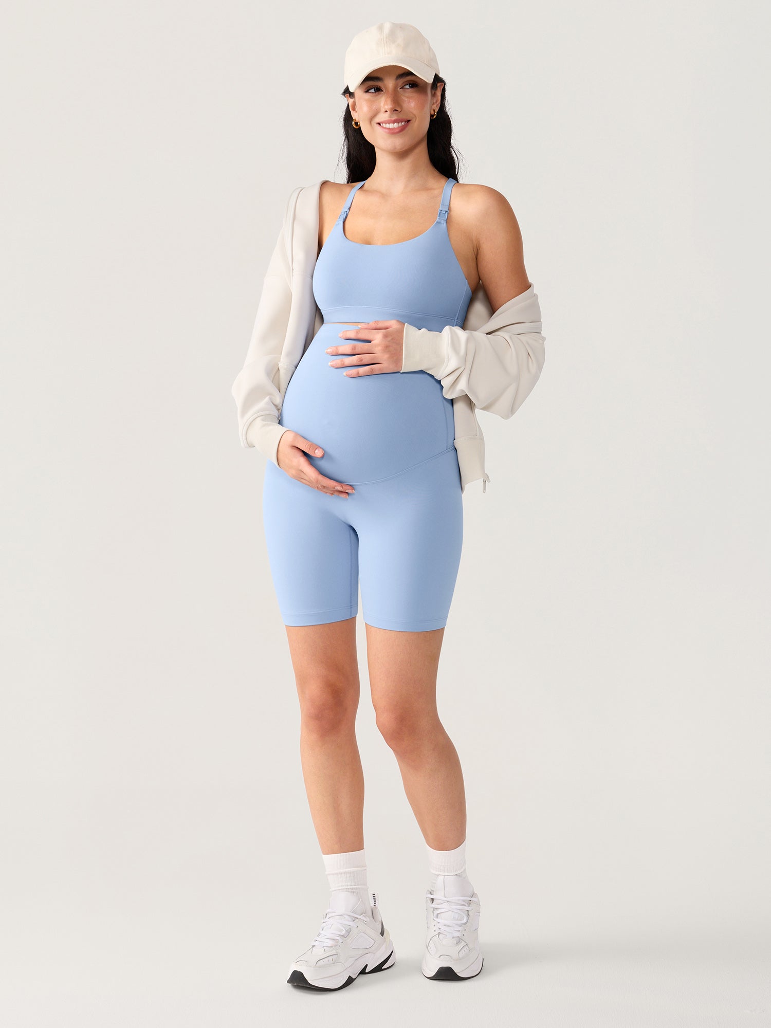 Natrelax® No Front Seam Maternity Shorts 6"