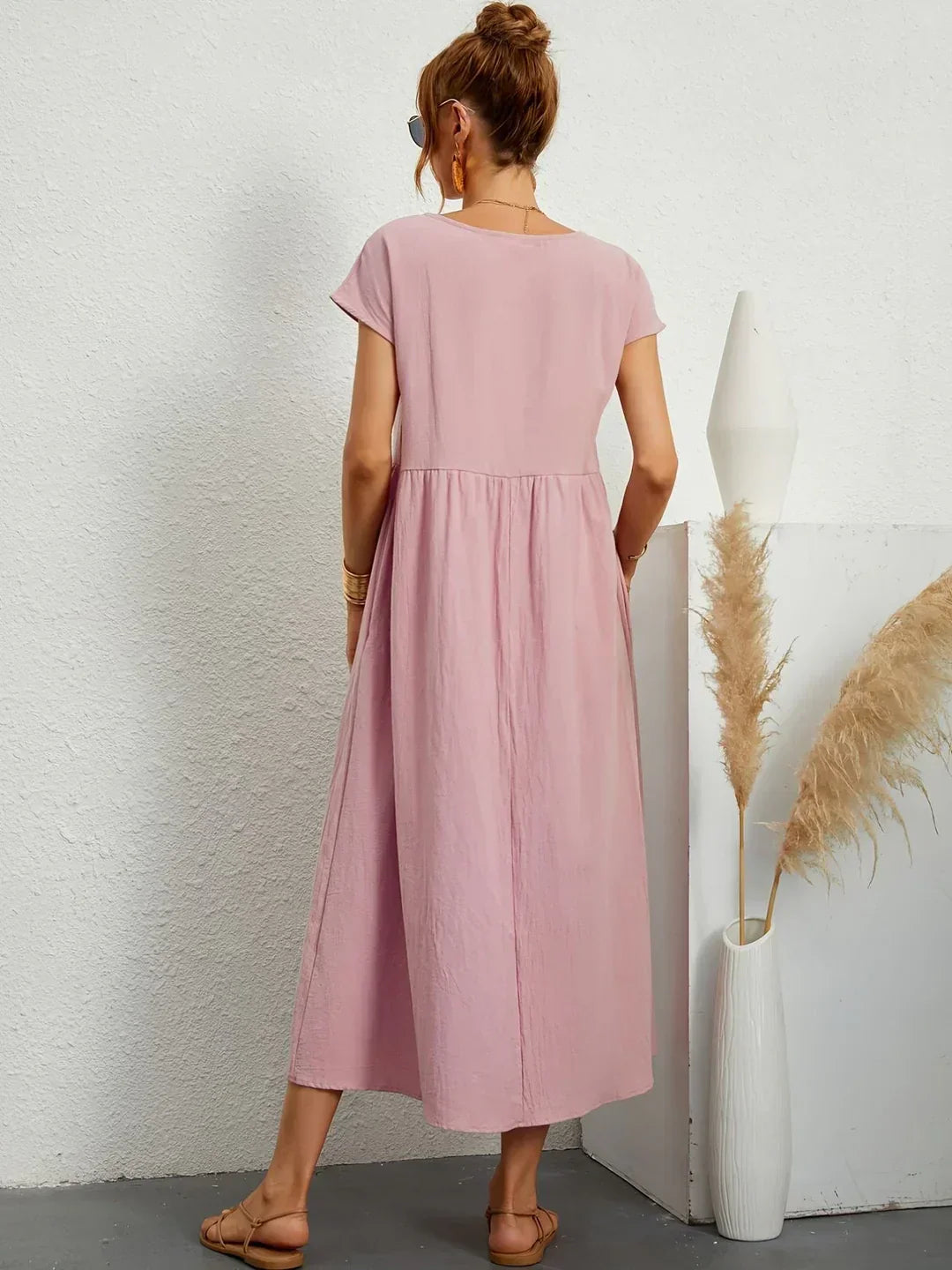 Gabrielle™ — Elegant Flowing Midi Dress with Timeless Style