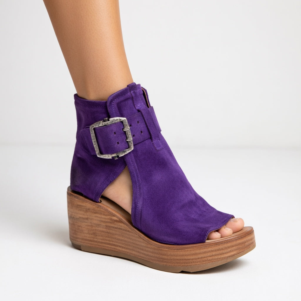 Orélisse™ – Modern Style Open Wedge Ankle Boots