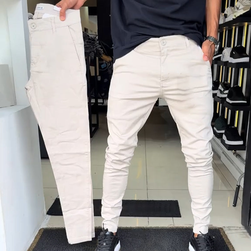 Miguel | Casual slim-fit trousers