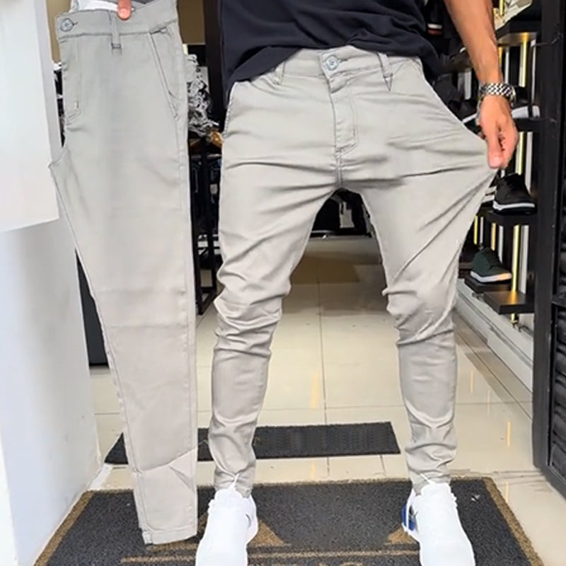 Miguel | Casual slim-fit trousers