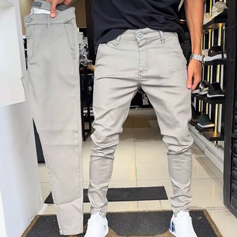 Miguel | Casual slim-fit trousers