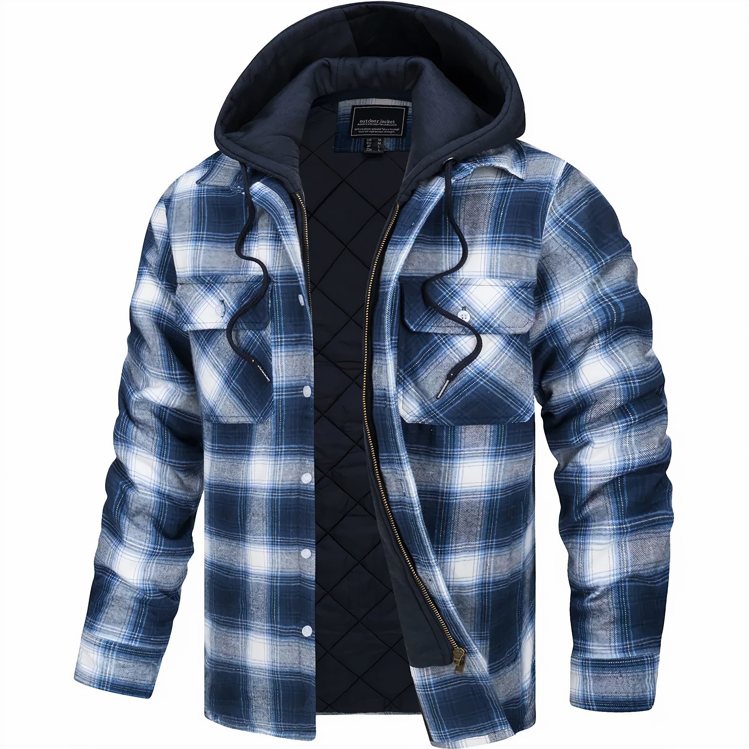 Calixte™ – Zip-Up Checkered Jacket